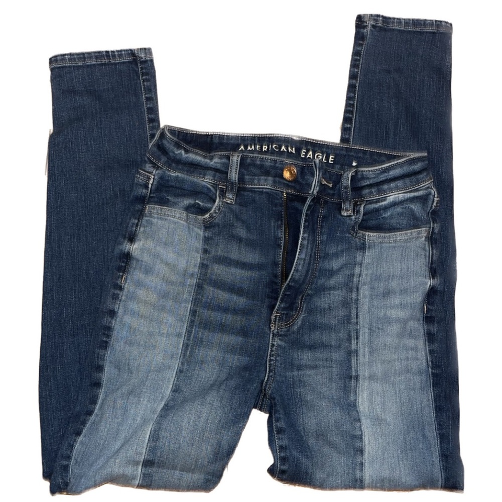 American Eagle skinny two toned skinny jeans